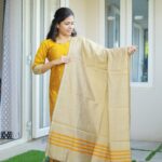 Mustard Raw silk Suit