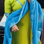 Mangalgiri Suit - Lemon Blue