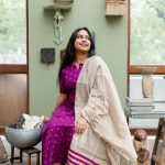 Purple Anarkali Dress