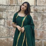 Green Narayanpet Gown