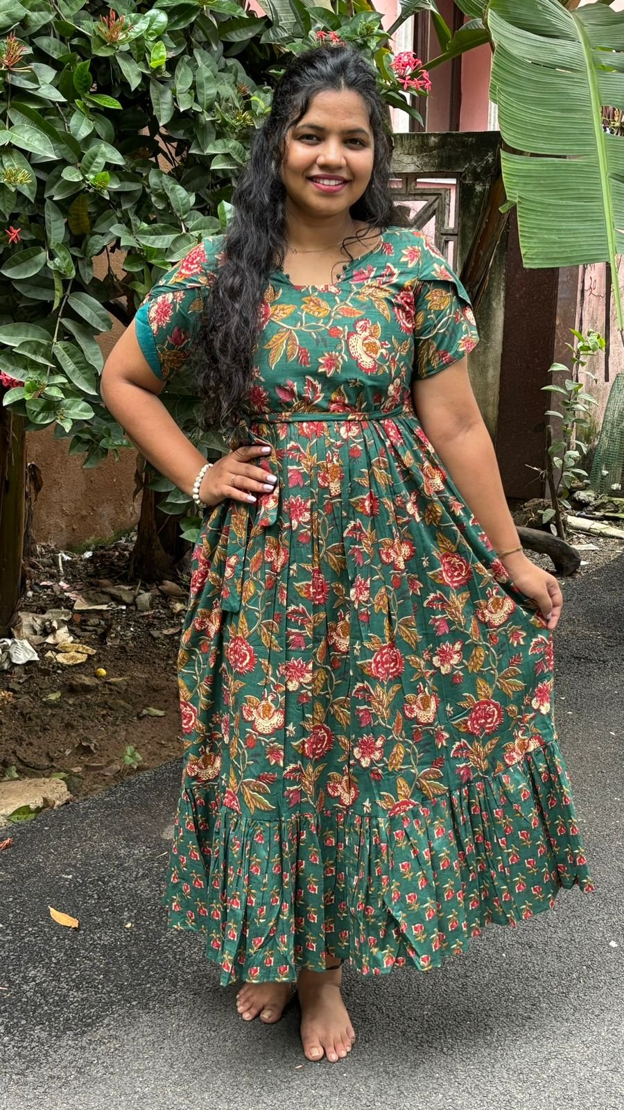 2025/12/1005838790.jpg 𝐆𝐫𝐞𝐞𝐧 𝐅𝐨𝐫𝐞𝐬𝐭 𝐌𝐚𝐱𝐢 𝐃𝐫𝐞𝐬𝐬 - Kowsi - Image 1