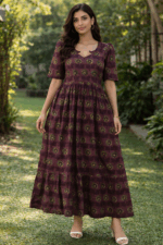 Berry Grace Maxi Dress