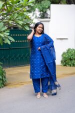 Royal Blue Salwar set - Image 5