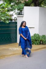 Royal Blue Salwar set - Image 4