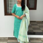 Sea Green handloom Cotton Set