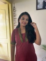 Red and Black Mangalagiri suit - Image 3