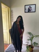 Red and Black Mangalagiri suit