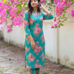 Sea Green Floral Co ord