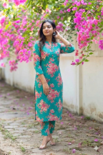 Sea Green Floral Co ord