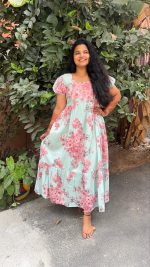 Aqua Blue Maxi Dress