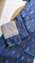 Cotton Ikkat Co ord set - Image 4