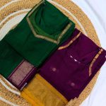 Maheshwari Cotton Silk Top + Dupatta