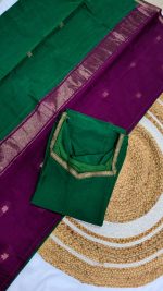 Maheshwari Cotton Silk Top + Dupatta - Image 5