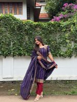 Narayanpet Stripes Top + Duppata