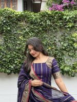 Narayanpet Stripes Top + Duppata - Image 3