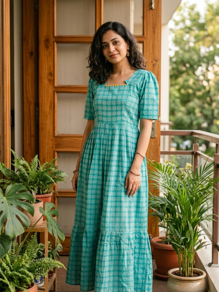 Cotton Maxi Dress