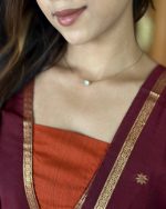 Maheshwari silk cotton Top + Duppata - Image 3