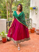 Narayanpet Gown - Nathiya - Image 2