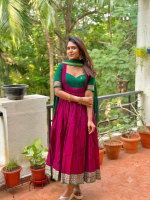 Narayanpet Gown - Nathiya - Image 3