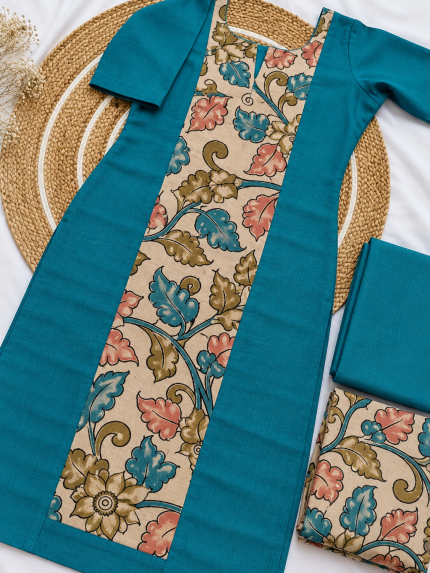 South cotton Kalamkari hand-painted Kurti